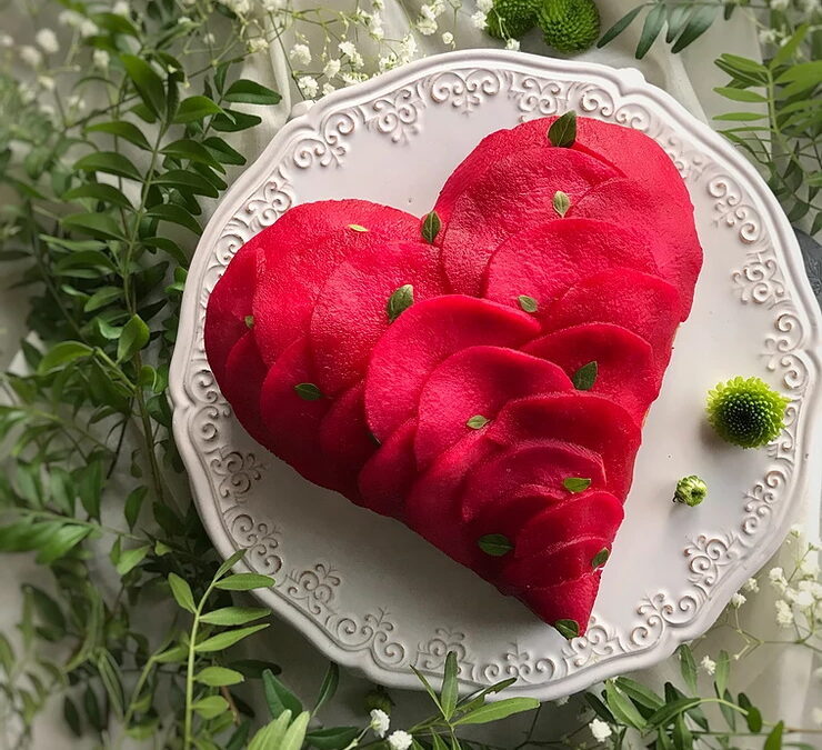 Cheesecake tout love aux pommes 🍏 💖 🍏