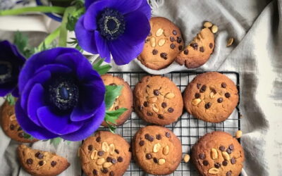 Cookies au chocolat et beurre de cacahuètes 🥜 🍫