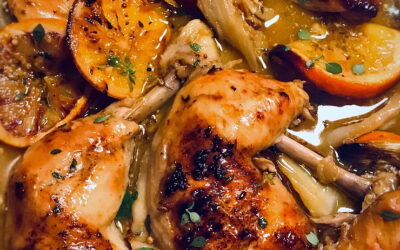 Poulet au fenouil et à l’orange 🍊🍗🍊
