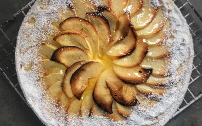 Tarte aux pommes et crème pâtissière 🍎 🍏 🍎