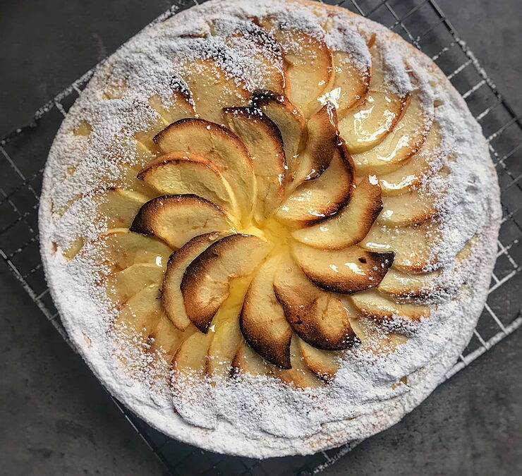 Tarte aux pommes et crème pâtissière 🍎 🍏 🍎