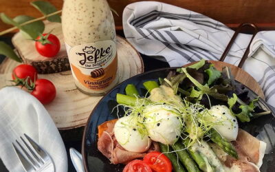 Toasts de patate douce, jambon, mozzarella et asperges 🍠 🍖🥗